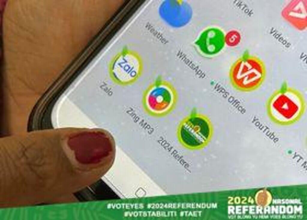 Daonlodem 2024 Referendum app lo Play Store