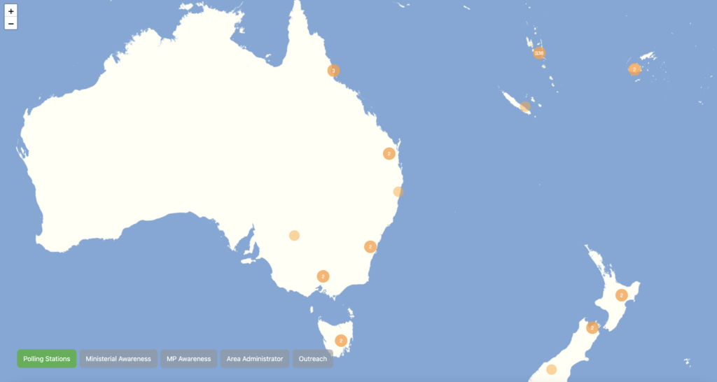 Ol Poling Stesen blong Australia