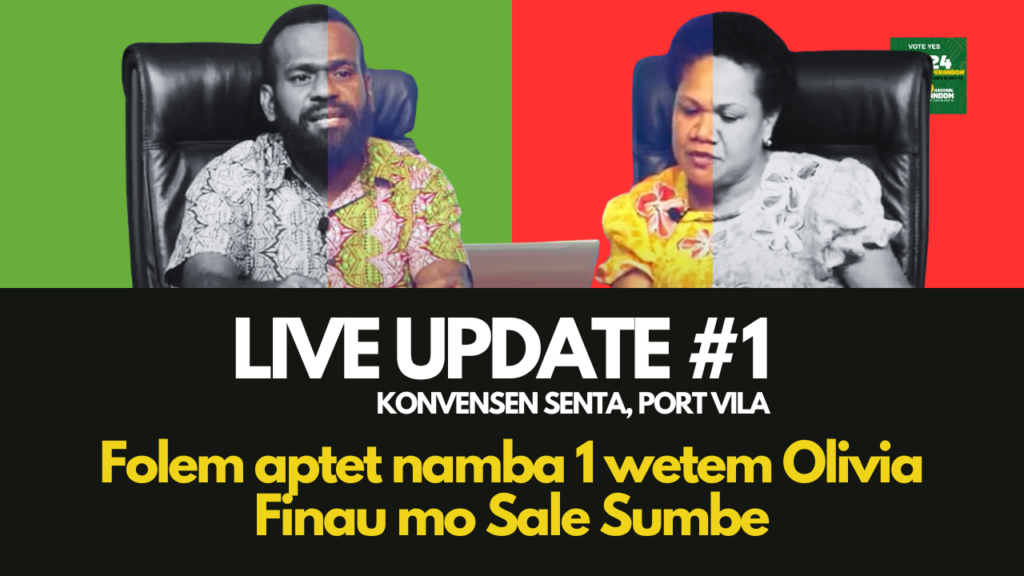 LIVE | #1 Aptet blong 2024 Nasonal Referandom Poling Dei